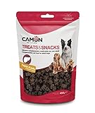 Camon Treats & Snacks Hundekekse mit Hühnerlebergeschmack Snacks für Hunde in Sternform 450g