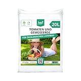 Best for Home - Gemüseerde für optimales Wachstum von Gemüse, Obst und Kräutern. Bio und torffrei, ideal für Blumenbeete und Kübel. Erhältlich in 20 Liter und 50 Liter Inhalt