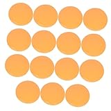 PRETYZOOM 15 Stück Farbveränderte leichte Aufkleber transparenter Lichtfilm Farbiger Gelfilter runder Lichtfilter transparentes Farbgel transparenter Farbfilter das Haustier Orange