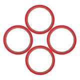 CLISPEED 4 Rollen Weiße Klebebänder für Maßschneider Selbstklebendes Kreppband zum Drapieren und Positionieren Handreißbar für Modedesign und Bastelarbeiten Rückstandsfrei Entfernbar