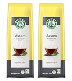LEBENSBAUM 2 x Assam Broken Schwarztee, Bio Schwarztee Set, 2er Set Schwarztee lose, loser Bio Tee 2 x 100 g
