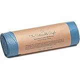 TSP Recycling Zugband Müllbeutel 20L - zu mind. 90% aus Post-Consumer-Abfällen (PE) - Blauer Engel zertifiziert - sicher & reißfest - für den Restmüll und die Wertstoffsammlung (20 Liter (15 Stück))