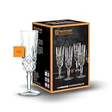 Spiegelau & Nachtmann Noblesse Champagner- glas 4er-Set aus Glas, Fassungsvermögen ca. ml., Transparent, Z109580