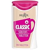 Huxol Classic Spender | 580 Tabletten | Cyclamat Saccharin | Zuckerersatz | Süßstoff | Vegan | Laktosefrei | von Natur aus Glutenfrei | Halal | kalorienarm