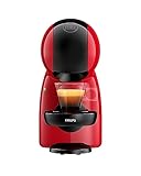 Krups KP1A35 Nescafé Dolce Gusto Piccolo XS Kaffeekapselmaschine | 15 Bar | ultra-kompakt | Hochdruck-Espresso | über 30 Kaffeekreationen | Auto-Abschaltung | Rot/Schwarz