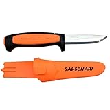 Morakniv Unisex – Erwachsene Sauscharf Aufbrechmesser, orange, 1 SZ