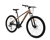 Keskin Bikes HT MTB1 26' x 2.35 – Aluminiumrahmen, SM21-Speed, Bronze Schwarz