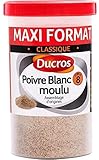 Ducros Klassischer Pfeffer Nr. 8, 90 g, Weiß, 2 Stück