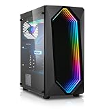 Gaming PC Ryzen 5 5500 6X 4.2 GHz, RTX 5060 8GB, 16 GB DDR4, 1TB SSD, Windows 11 Pro