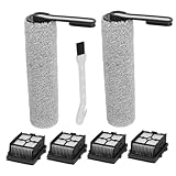TOPBATHY 1 Set Bodenschrubber-rollenbürste, Ersatz-schrubber-walzenbürste, Ersatzfilter Für Schrubber, Bodenschrubber-bürstenrollen, Filter Für Bodenschrubber