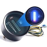 Hundnsney 24V 2 52Mm Universal Motorrad Kraftstoffstandanzeige LED-Lichtanzeige Kraftstofftankanzeige Wohnmobil