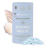 Cosmeau Wäscheparfüm Perlen Meeresbriese - Nachhaltige Duftperlen für Waschmaschine - Bis zu 25 Waschladungen und 12 Wochen Frische - Plästik Frei, Vegan & Zero Waste