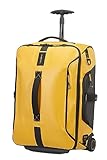 Samsonite Paradiver Light - Reisetasche/Rucksack mit 2 Rollen S, 55 cm, 51 L, Gelb (Yellow)