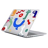 Schutzhülle kompatibel mit MacBook Air 13 Zoll 2022 2021 2020 2019 2018 Modell A2337 M1 M2 A2681, Art Protector Covers für Air13 Retina Display mit Touch ID-Abstract Little Monster