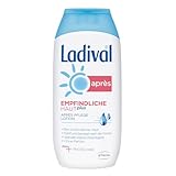 Ladival Empfindliche Haut Aprés Lotion – Parfümfreie After Sun Lotion – hautberuhigend, feuchtigkeitsspendend und kühlend – ohne Farb- und Konservierungsstoffe – 200 ml