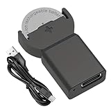USB-Knopfbatterieladegerät – Tragbares Knopfzellen-Netzteil, LED-Anzeigeleuchte | Universelles Wiederaufladbares Smart-Ladegerät, Leichtes, Langlebiges Design Für Kleine Elektronikgeräte Und Fernbedie