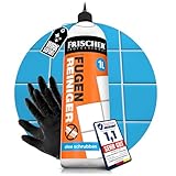 FRISCHER PROFESSIONAL 1000ml Fliesenreiniger & Fugenreiniger Konzentrat EXTRA STARK - Reiniger zum Entfernen von hartnäckigen Verschmutzungen, Kalk, Schmutz im Bad oder Flur