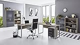 moebel-dich-auf.de Büromöbel Set TABOR PRO 1 in diversen Farbvarianten (Sonoma Eiche/anthrazit Hochglanz)