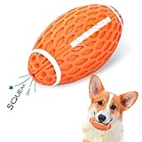 Nobleza Hundeball, Hundespielzeug Ball aus Naturkautschuk mit Zahnpflege-Funktion, Interaktives Kauspielzeug, Robuster Hunde Ball 10.3cm * 5.6cm