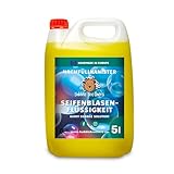 Bubble Brothers Seifenblasenflüssigkeit 5 Liter für Riesenseifenblasen und Normale Seifenblasen Nachfüllflasche 5l unplatzbare XXL Bunte Seifenblasen Seifenblasenlösung (5 Liter)