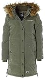 khujo Damen Parka Mantel MELINDRA (Khaki, L)