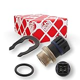 febi bilstein 39142 Kühlmitteltemperatursensor mit Dichtung und Haltefeder , 1 Stück