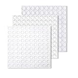 Lxtness 300 Stück Gummipuffer Selbstklebend,Gummipuffer,Schutzpuffer Möbelpuffer,Türpuffer Pads für Türen, Schränke, Schubladen, Tastatur