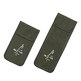 ifundom 1 Satz Aufbewahrungstasche Für Bodennägel Anbindung Tasche Für Zeltheringe Wandern Camping Zubehör Klammerbeutel Multifunktionale Aufbewahrungstasche Polyester Dunkelgrün 2 Stück