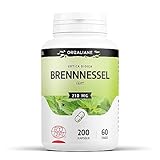 Bio Brennnesselblatt - Nettle leaf - 630 MG/Tag - 200 Kapseln | Ohne Zusätze & Rein pflanzlich