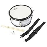 Fame Marching Snare 10'x5' inkl. Gurt und Sticks, tragbare kleine Trommel, 1,8 kg, ideal für Musikvereine