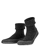 FALKE Herren Stoppersocken Cosyshoe M HP Wolle rutschhemmende Noppen 1 Paar, Grau (Anthracite Melange 3080), 45-46