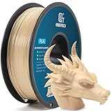 GEEETECH PLA Filament 1,75mm, 3D Drucker Filament PLA, Maßgenauigkeit +/- 0.03mm, 1kg Spule (2.2 LBS) für 3D Drucker, Knochen Weiß
