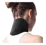 Nackenstütze mit 9 selbsterhitzenden Magneten Halskrause Unisex Selbsterhitzender Nackenwärmer Einstellbar Kälteschutz Halsstütze Schmerzlinderung Nackenbandage Magnetfeldtherapie Stabilisiert