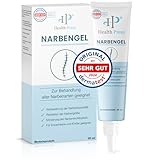 Health Press Narben Gel – 20 ml Narbensalbe – Narbengel reduziert Sichtbarkeit von Narben – Creme für alle Narbenarten – Narbenpflege – Narbencreme für Erwachsene & Kinder – Medizinprodukt