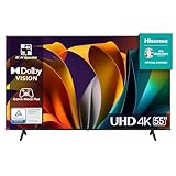 Hisense TV 55' 4K Ultra HD 55A6N Smart TV VIDAA U7, Dolby Vision, HDR 10+, DTS Virtual:X, Game Mode, Alexa Built-in, VIDAA Voice, DVB-T2/S2 HEVC 10 Tuner, Lativù 4K