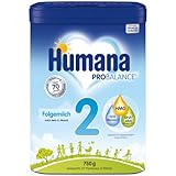 Humana PROBALANCE Folgemilch 2, nach dem 6. Monat, Babynahrung im Anschluss an das Stillen oder einer Anfangsnahrung, ideal zum Zufüttern oder als alleinige Milchnahrung, 750 g