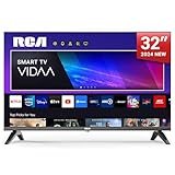 RCA Smart TV 32 Zoll (80cm) HD LED Fernseher mit WLAN, Triple Tuner (DVB-T/T2, DVB-C, DVB-S/S2), App Store, Netflix, YouTube, HDMI, USB, CI/CI+ (VRS32HQ1, 2024)