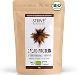 BIO CACAO PROTEIN | Vegan | 100% BIO | 500g Natur Eiweiß mit zertifiziertem Bio Kakao | Ohne Süßungsmittel & Aromen | Ohne Soja & Gluten | Mehrkomponenten 4K | Made in Germany DE-ÖKO-039