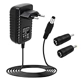 12V Netzteil Adapter, Universal 12V 2A 1.5A 1A 24W AC 220V-240V auf DC 12 Volt Trafo LED Driver Adapter, 1 m Kabel, für LED Streifen Lichter, CCTV Kamera, Router
