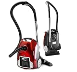 CARRERA Staubsauger [Für alle Fußböden] Vacuum Cleaner - Bodenstaubsauger - Staubsauger mit Kabel - Kleiner Staubsauger - 800W - Staubsauger Hepa Filter - Staubsauger hohe Saugkraft