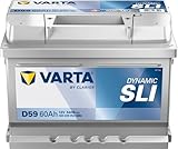 Varta D59 Autobatterie 58360 Blue Dynamic, 12V, 60 Ah, 540 A, NiCAD
