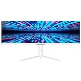 LC-POWER M44-DFHD-120 44 Zoll (111,25 cm) UltraWide PC Monitor, 3840 x 1080, 120 Hz, 32:9, FreeSync, GamePlus, HDR 600