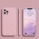 CIBOS Weiche Silikon-Handyhülle für iPhone 16, 15, 14, 13, 12, 11 Pro Max, X, XR, 7, 8 Plus, Pink; für iPhone 15 Pro Max