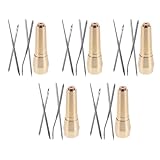 Alipis Schuhreparaturset mit Nähwerkzeug Bastelahle aus Kupfergriff Austauschbare Ahle Professionelles Schuhnähset für Handwerk und Reparatur