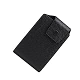 FRCOLOR Multifunktionale Aufbewahrungstasche mit Schnalle Zertifikats Kartenetui für Herren Stilvolles Design PU für Sichere Aufbewahrung von Dokumenten Kleingeld