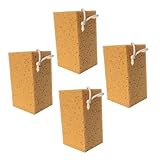 Gogogmee 4 Stück Teiliges Autowaschschwämme Hochabsorbierende Langlebige Reinigungsschwämme mit Bienenwabenstruktur Kratzfest für Gründliche Autopflege und Vielseitige Anwendung