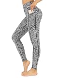 Buepeara Sport Leggings Damen Sporthose mit Taschen, High Waist Tights Laufhose Fitnesshose Für Sport & Alltag 10 M