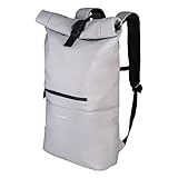 URBAN ZWEIRAD Roll-Top Rucksack 30l - Fahrrad-Rucksack für den Alltag - Wasserabweisend & sehr individuell packbar (Grau)