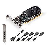 NVIDIA Quadro P600 2GB GDDR5 Grafikkarte - 128 Bit Memory Bus, 4 Mini DisplayPorts, Low and High Profile Bracket