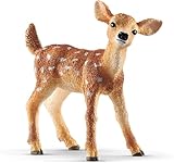 SCHLEICH WILD Life | Weißwedelkalb 14820 | detailgetreue Tierfiguren | Zoo Spielzeug | tolles Geschenk für Jungen und Mädchen | Deko für Geburtstag | Spielfigur ab 3 Jahren | 5 x 2 x 5 cm
